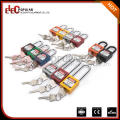 Электропопулярные заводы Wenzhou Customer Logo 38 мм Padlock With Keys